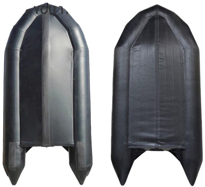 카약 선외기 모터 추진 패들 브라켓 전기 속도 보트 낚시 장치 해양 조절, 8. 3.3m 알루미늄 합금 바닥 블랙 다이아몬드