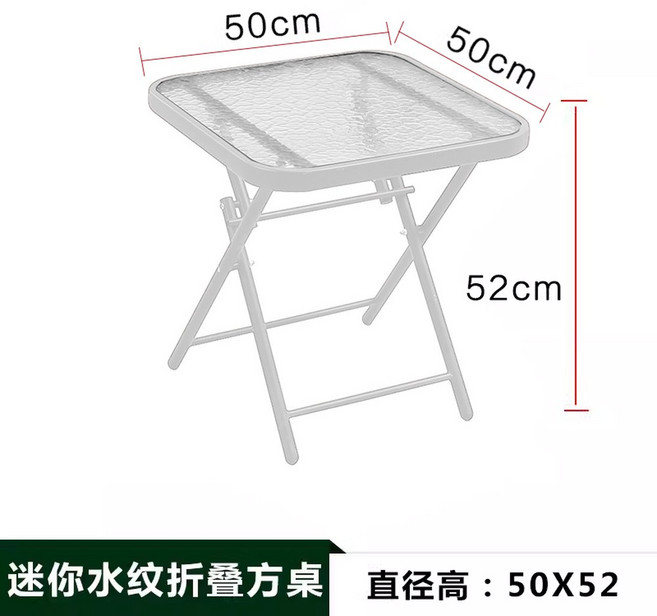 접이식 야외 테이블 작은 가능 접이식테이블 난간 펜션 대청마루 용 전나무 화이트 가구, 화이트 50접이 물결 사각 테이블