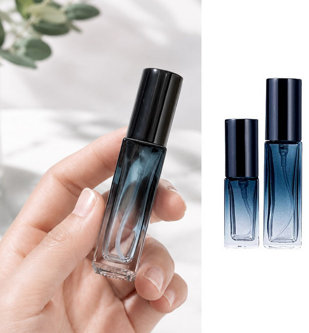 高質感漸層藍 香水噴霧瓶 香水分裝瓶, 1套, 5ml -2入優惠組