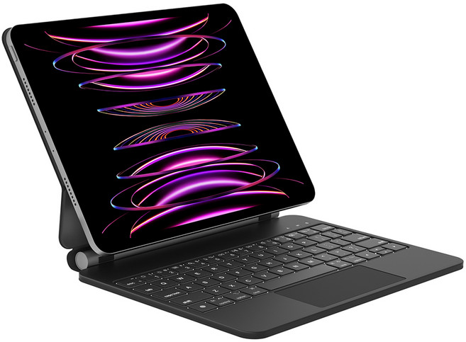 니케 Magkeys 아이패드 매직 키보드 케이스, 화이트(영어)