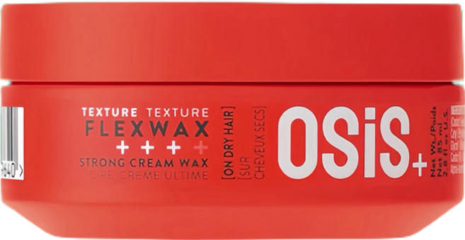 OSiS+ FLEXWAX 強效髮霜 85ml，高強度持久定型，乾髮適用不黏膩, 1個
