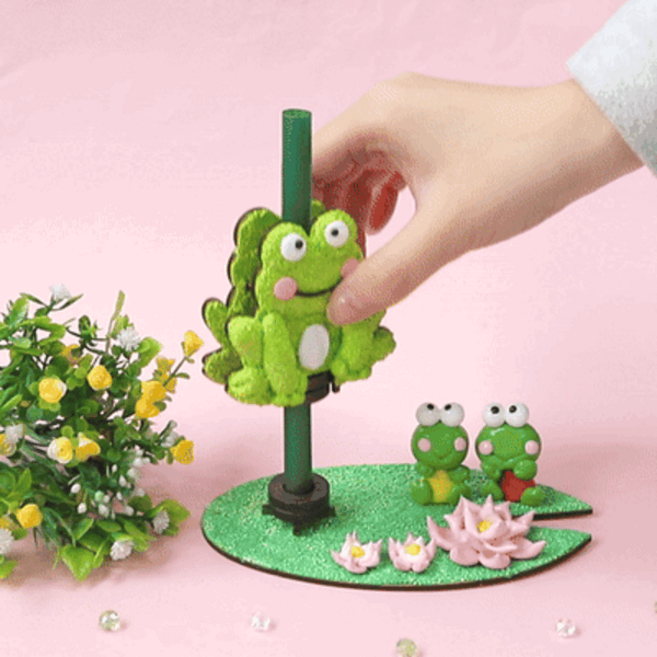 정인아트 폴짝개구리 (2개입) / 만들기 재료 / 부자재