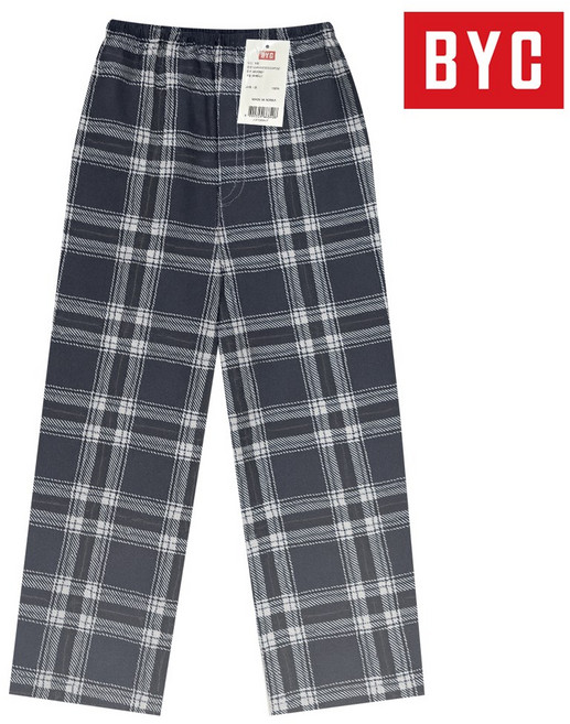 BYC 국내생산 프리미엄 스윗홈 60수 남녀 파자마 잠옷 하의 10종 택1