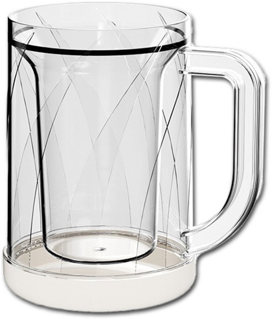 심플리프 이중 아이스컵, 1개, 화이트