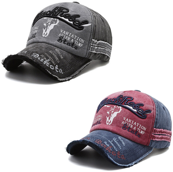 호른 빈티지 캡모자 정밀자수 스크래치 볼캡