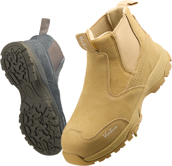 벤투라 KCS안전인증 안전화 첼시부츠 천연소가죽 용접 인테리어 다용도 작업화 VT-701
