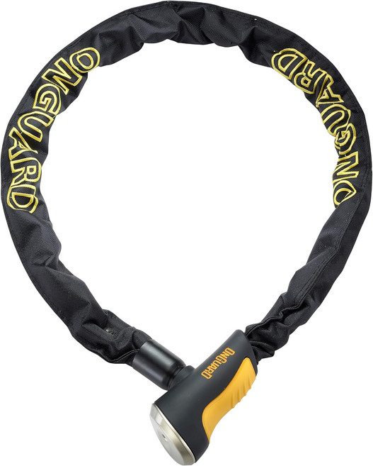 통합 키 잠금 기능이 있는 온가드 마스티프 3.5피트 체인 장치 10mm 강체 육각 링크110cm 3.57피트 X2P 더블 볼트 헤드 Z-실린더 코어 5개의, 10 Millimeters x