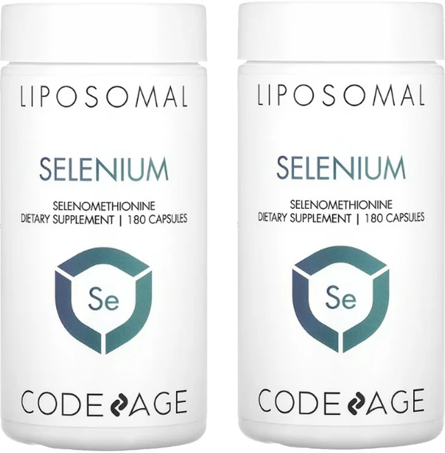 코드에이지 리포좀 phospholipid 셀레늄 셀레노메티오틴 셀레느 셀렌 180캡슐2통, 180정 - 쿠팡