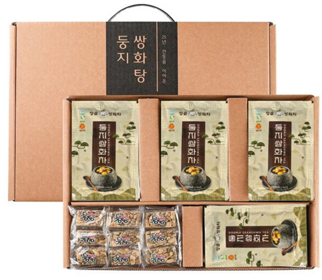 정읍 쌍화차 간편세트2호(쌍화차20팩+간편고명20개), 쌍화차 20팩 + 간편고명 20개, 1개