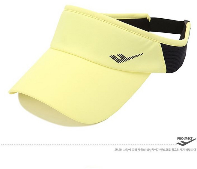 프로스펙스 공용 58호 사이즈조절 스포츠 경량 썬캡 PW5CS22Y011 라임, 1개