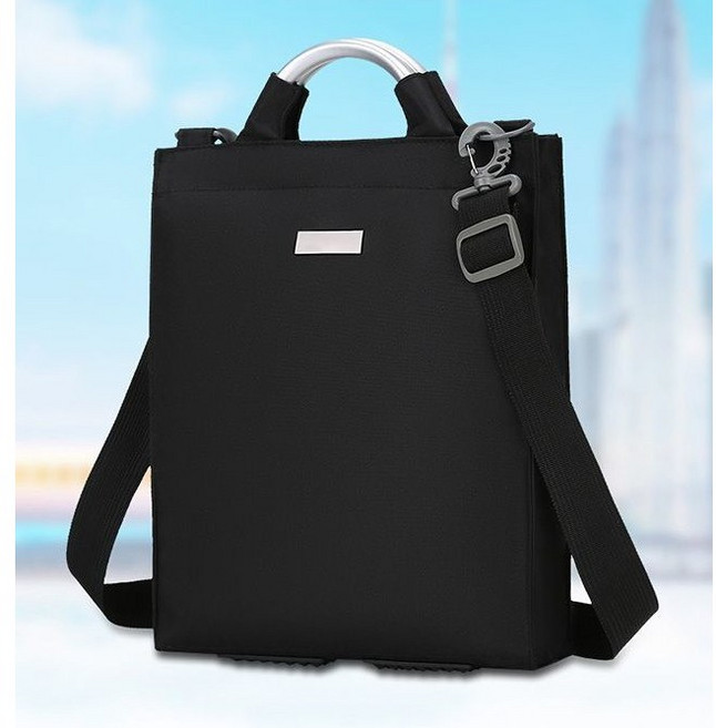 남성 방수 비즈니스 통근 토트백 가로형 세로형 컴퓨터 가방 A4 서류 가방