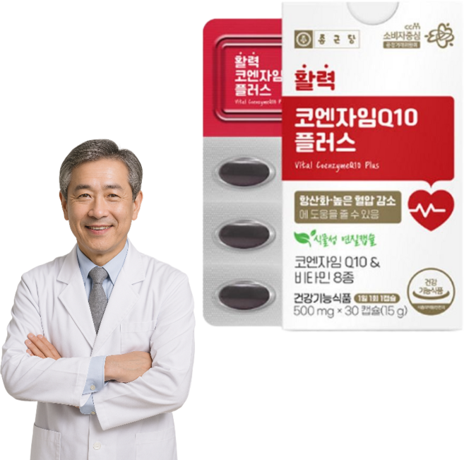 CKD 고흡수 코엔자임Q10 포뮬러 플러스 데일리 활력 30정, 1개, 30회분