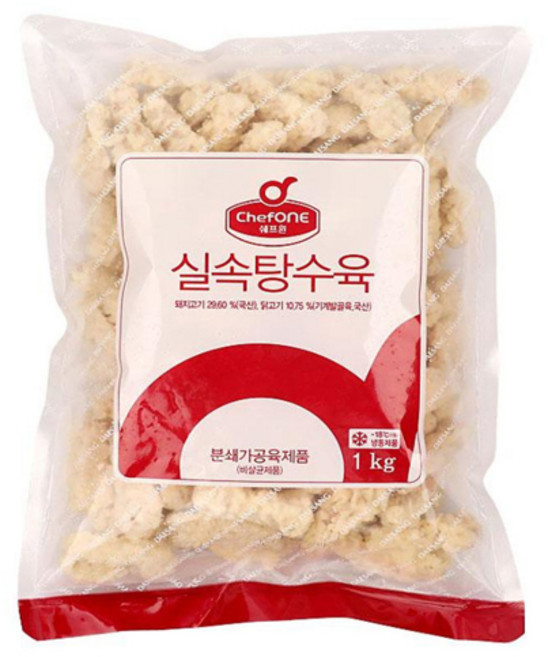 쉐프원실속탕수육 1KG청정원, 1개, 1kg