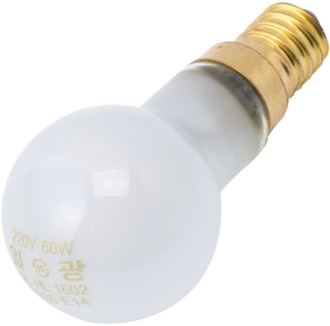 일광 미니 크립톤 60W E14베이스 불투명 램프 센서 직부등 백열전구, 전구색, 1개