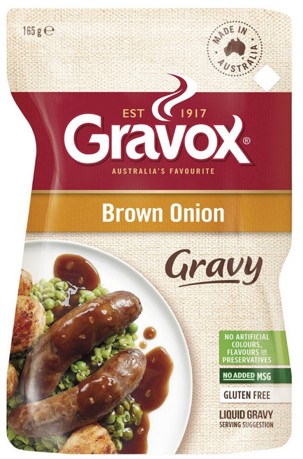 호주 그레복스 브라운 오니언 액상 그레이비 소스 165g Gravox Brown Onion Liquid Gravy, 1개