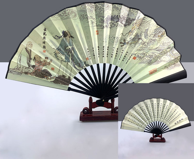 새하영 접이식부채 중국풍 줄선 부채 선물용부채, 19호, 1개