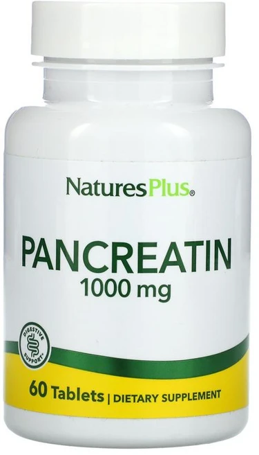 네이쳐스 플러스 판크레아틴 1 000mg 60정, 1개, 기본 - 쿠팡