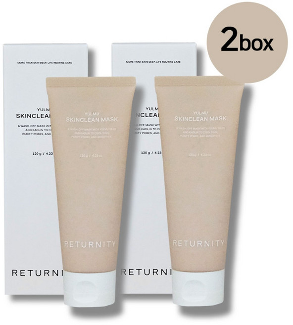 리터니티 율무 스킨클린 팩, 2개, 1개입