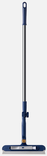 더자카 각도조절 베란다 유리닦이 밀대 FREE, 네이비, 1개