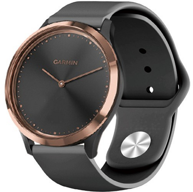 Garmin 20mm 矽膠錶帶, 1個, 矽膠-黑色