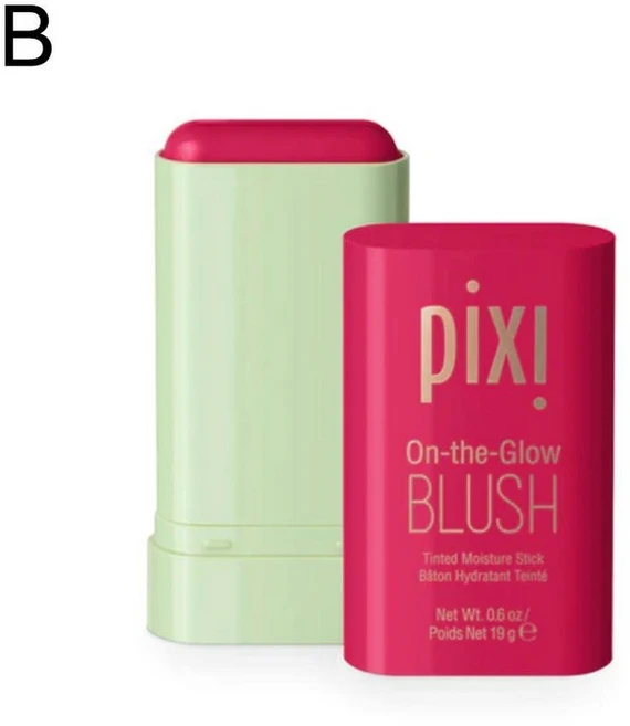 Pixi 메이크업 스틱 다목적 솔리드 블러쉬 크림 지속되는 하이 컬러 방수 매트 컨투어, 01 riuby - 쿠팡