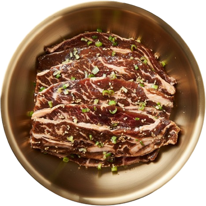 [억수로상회] 양념 LA갈비 (갈비함량 80%), 1개, 1kg