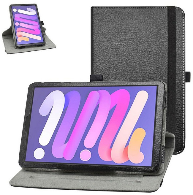 Mama Mouth iPlay60 미니/프로 케이스 DOOGEE T20 Mini/T20/ALLDOCUBE iPlay 50 미니 프로/8.4인치 태블릿용 귀여운 패턴 커버가 있, 블랙