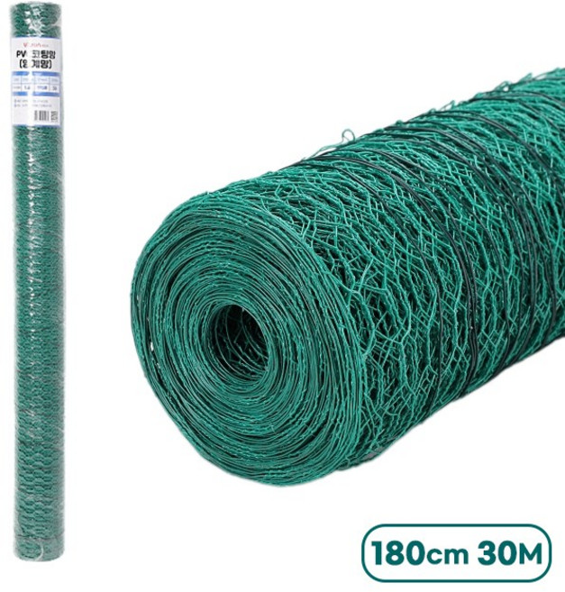 비츠온 PVC코팅 양계망 울타리망 휀스망 닭장망, 1개