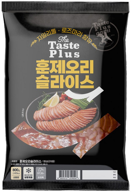 정이가네 슬라이스 훈제오리 800g, 1개