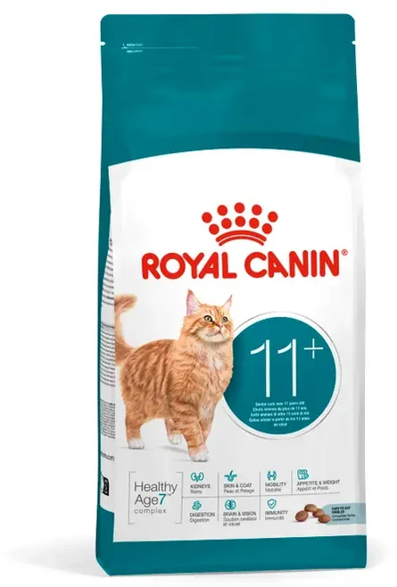 Royal Canin 皇家 11+ 熟齡貓糧 2kg, 1個, FHN 皇家老貓11+歲齡 A30+11