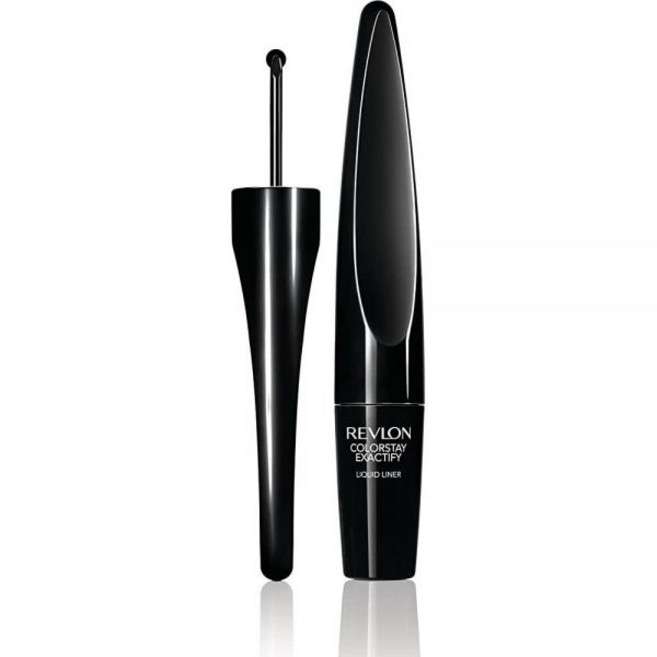 Revlon ColorStay Exactify 액상 아이라이너 청록색(Mermaid Blue), 인텐스 블랙