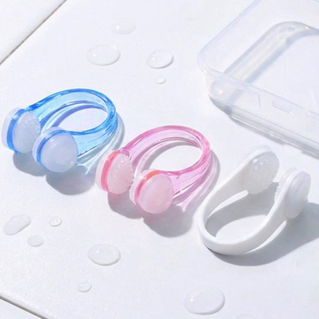 포이브 수영 코마개 노즈 클립 3개, 1세트, 혼합 3개