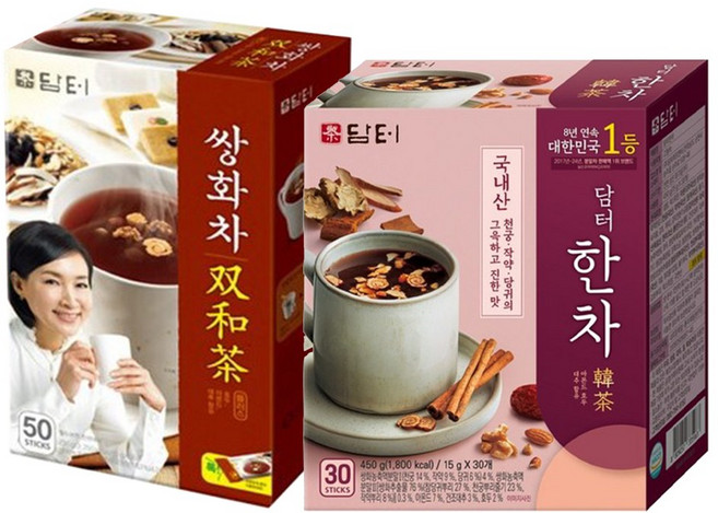 담터 쌍화차 50T+한차 30T