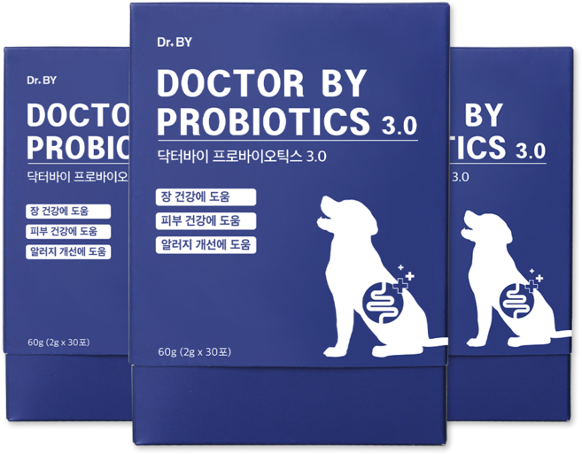 닥터바이 프로바이오틱스 강아지 영양제, 30회분, 장건강/유산균, 3개