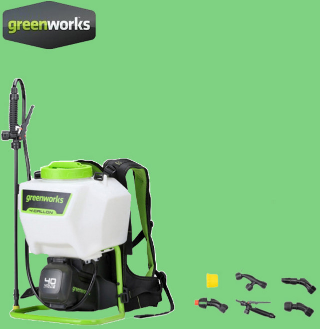 그린웍스 40v 충전분무기 농약분무기 충전식 자동 전동 분무기, 선택1 본체만(충전기 배터리제외), 1개