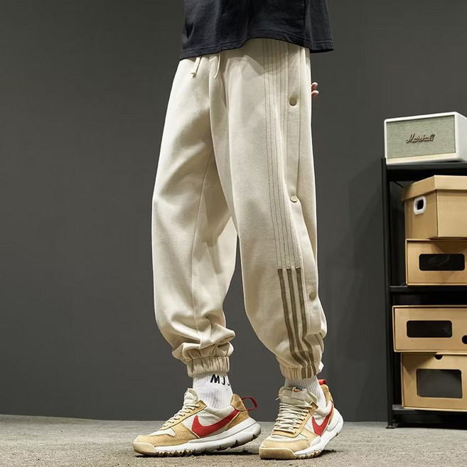 남성 오버핏 조거팬츠 편안한 트레이닝 바지