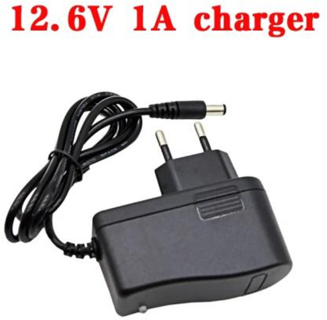 포고핀 리튬 배터리 충전기 3S 4S 6S 7S 12V 14.8V 24V 29V 팩에 적합 12.6V 16.8V 25.2V 29.4V 1A 2A 3A 5A 10A, DC5.5-2.1mm, 12.6V 1A charger, 1개