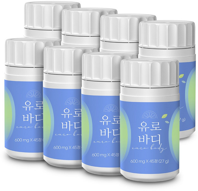 본사출고 유로바디 베르가못, 8개, 45정