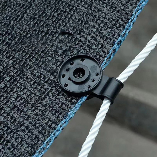 쉐이드 천 클립 천막 플라스틱 클립 야외 메쉬 원단 클램프 온실 그물용 그로밋 5-100, black, 50pcs