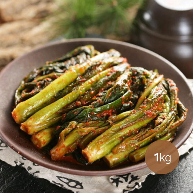 [한국농협김치]오색소반 갓김치1kg, 1개, 1kg