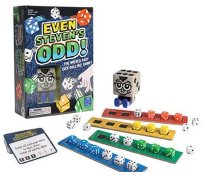 스피드 수학연산 홀짝 주사위게임 홈스쿨링 삼촌선물 집콕, 1개