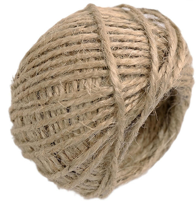 復古麻繩 DIY編織繩 手工藝材料 禮物包裝綁繩 2mm 20米, 單色, 1個