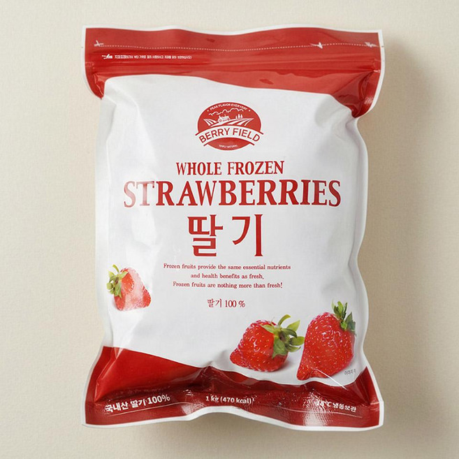 [메가마트] 냉동 딸기, 1개, 1kg