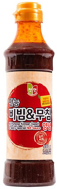 첫맛 만능 비빔무침양념 550g 24개입 비빔국수 막국수, 24개