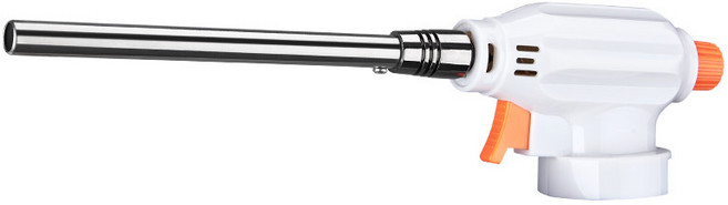 조빈니타 원터치 자동점화 요리 캠핑 롱 가스 토치, 1개, SF화이트