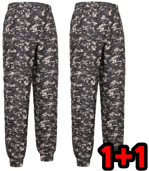 [늑대와여우] 1+1원플러스원 겨울깔깔이바지 남자작업복 패딩바지 기모바지 빅사이즈