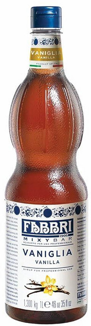 Fabbri flavoring Syrup 바닐라 958.2g(33.8온스) (1리터), Vanilla, 1개, 1L