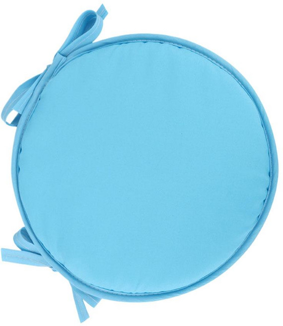 1Pc 원형 스트랩 두꺼운 스폰지 의자 쿠션 간단한 패브릭 다이닝 야외 피크닉 좌석, 01 CN, 02 M