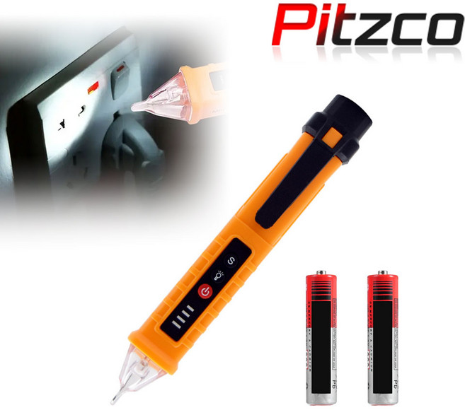 피츠코 비접촉 검전기 보급형 전기 테스터기 검진기 경보기, 1개