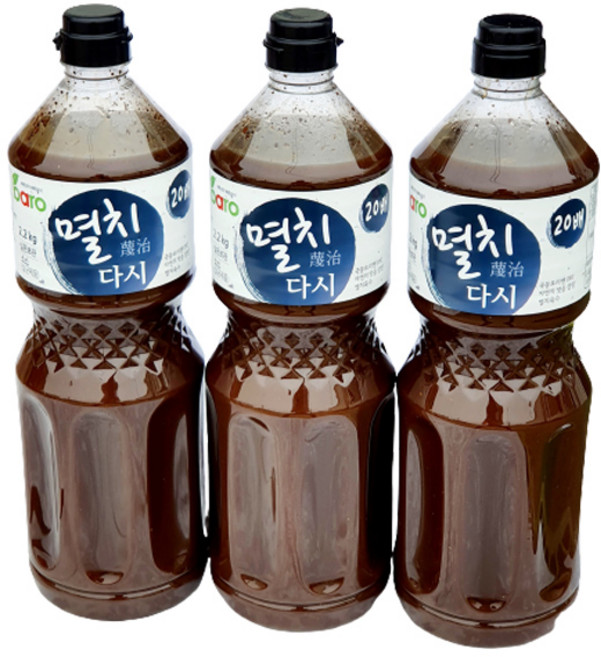 바로 멸치육수 다시 2.1kg 20배희석 잔치국수육수, 2.2kg, 3개